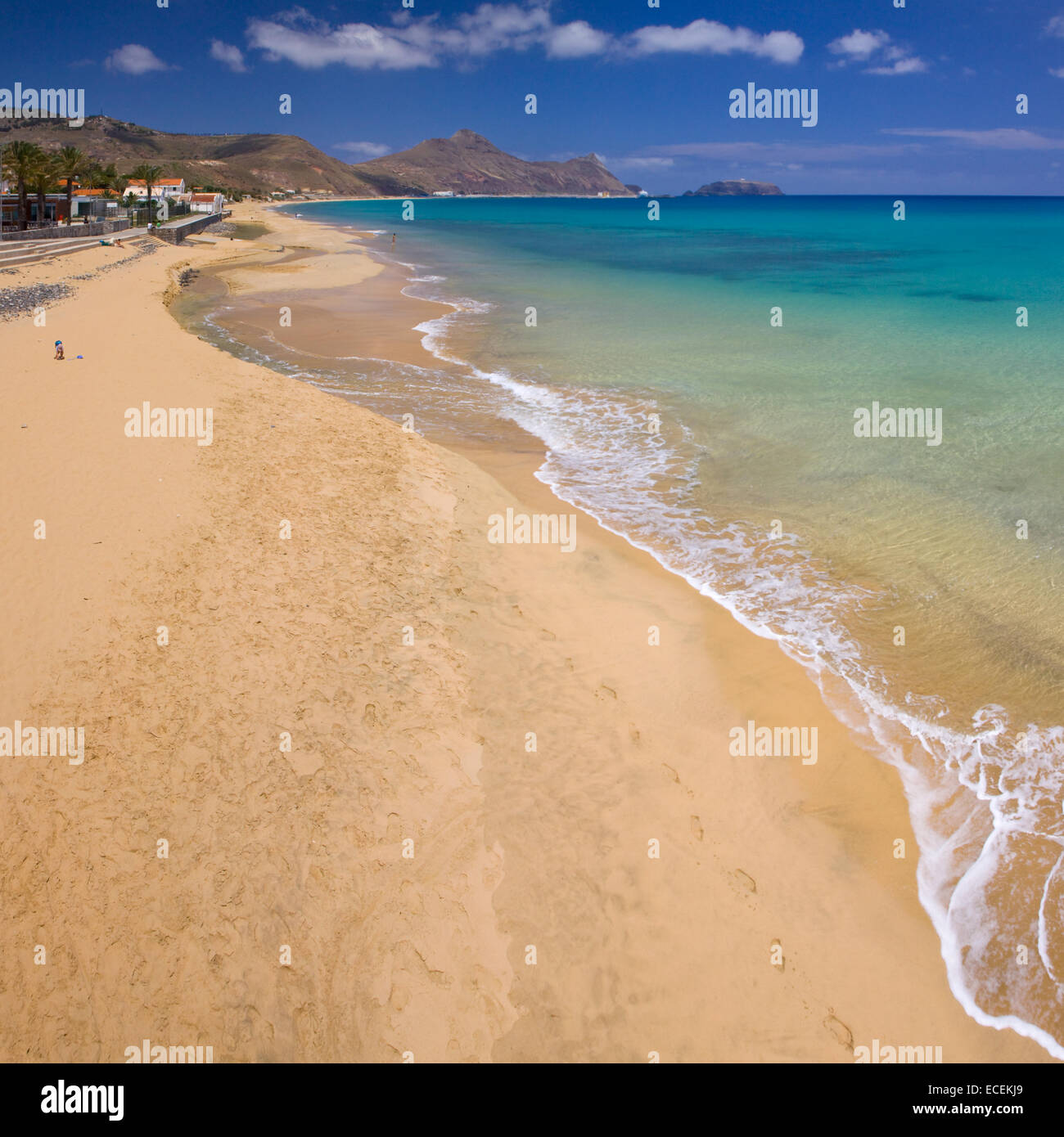 Porto Santo Beach Aerial View Madeira Islands Stock Photo Alamy