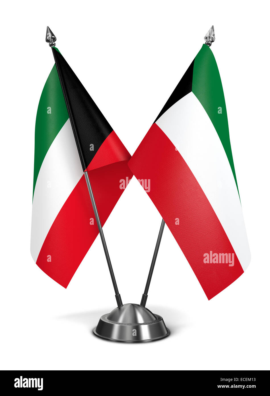 Kuwait - Miniature Flags. Stock Photo