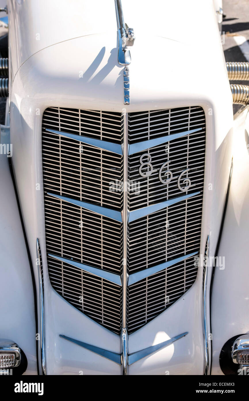1936 Auburn 866 Roadster car on display at a vintage vehicle show in S. Florida Stock Photo
