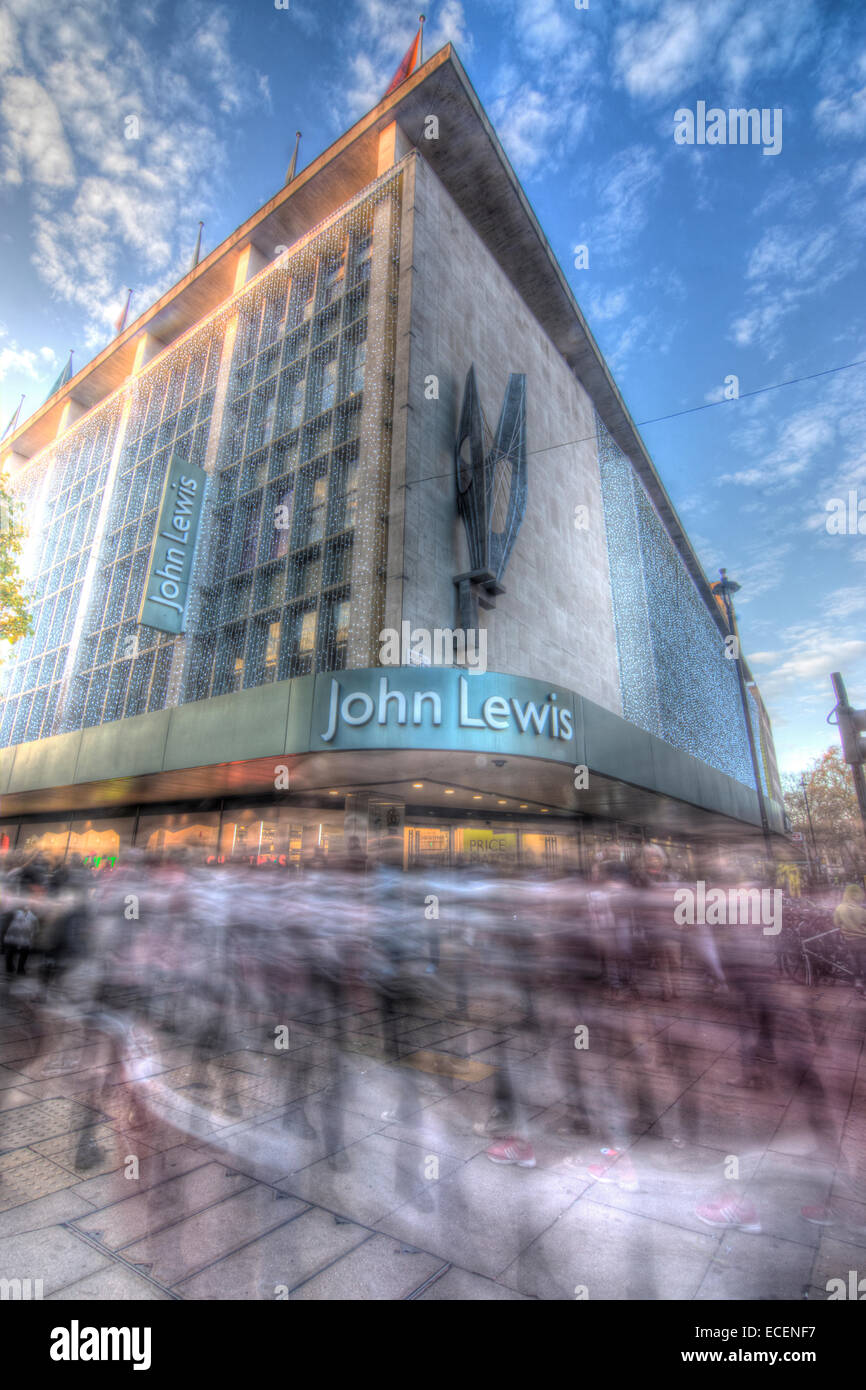 John Lewis Store Oxford Street, London Stock Photo Alamy
