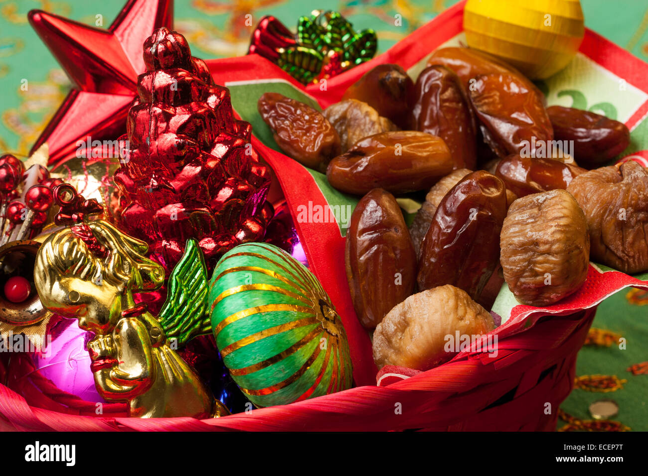 italian Christmas, decoration and traditional cakes Stock Photo - Alamy