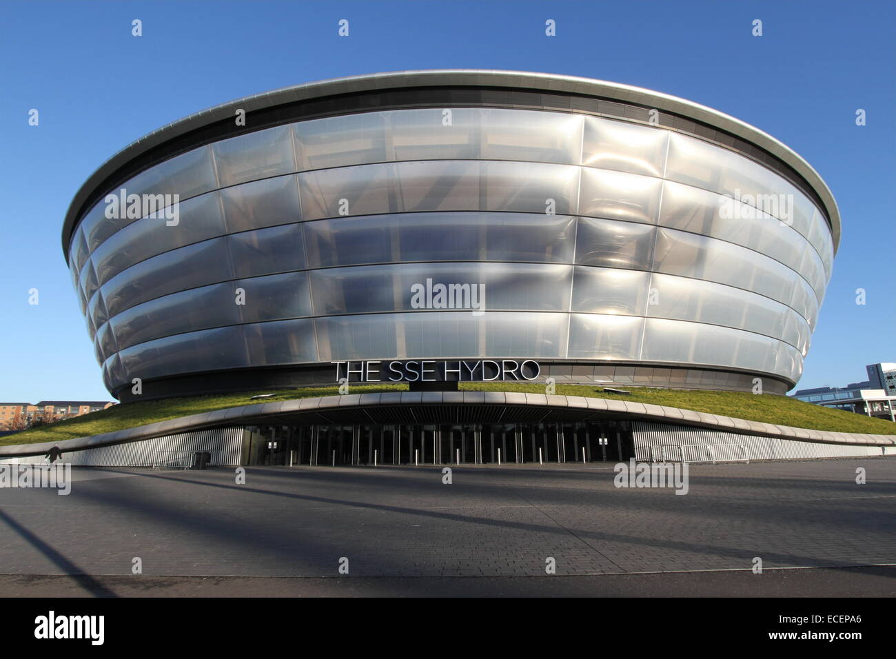Exterior of the SSE Hydro Glasgow Scotland December 2014 Stock Photo ...