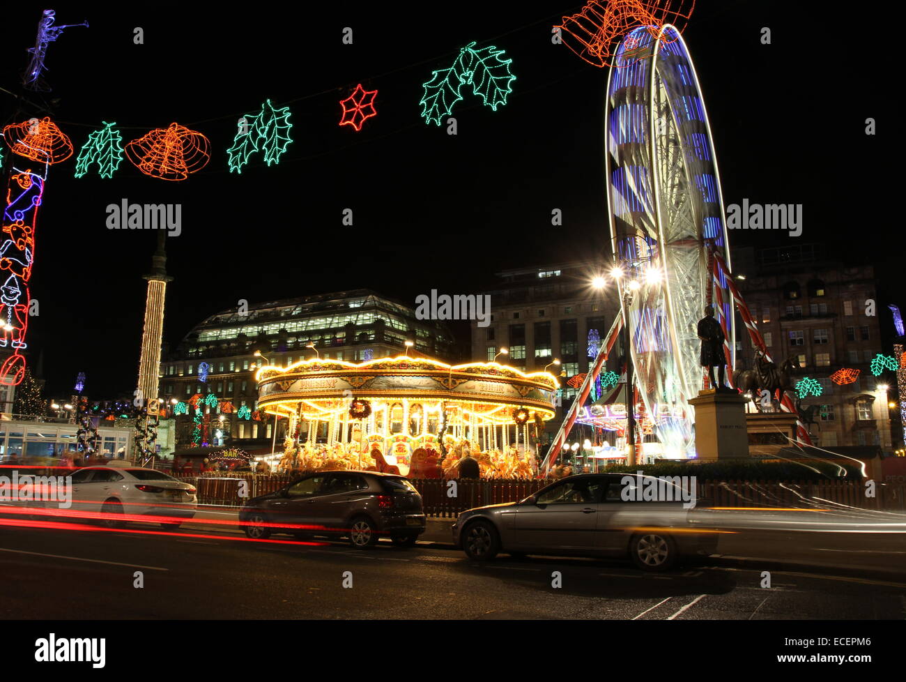 Ferris wheel glasgow night hires stock photography and images Alamy