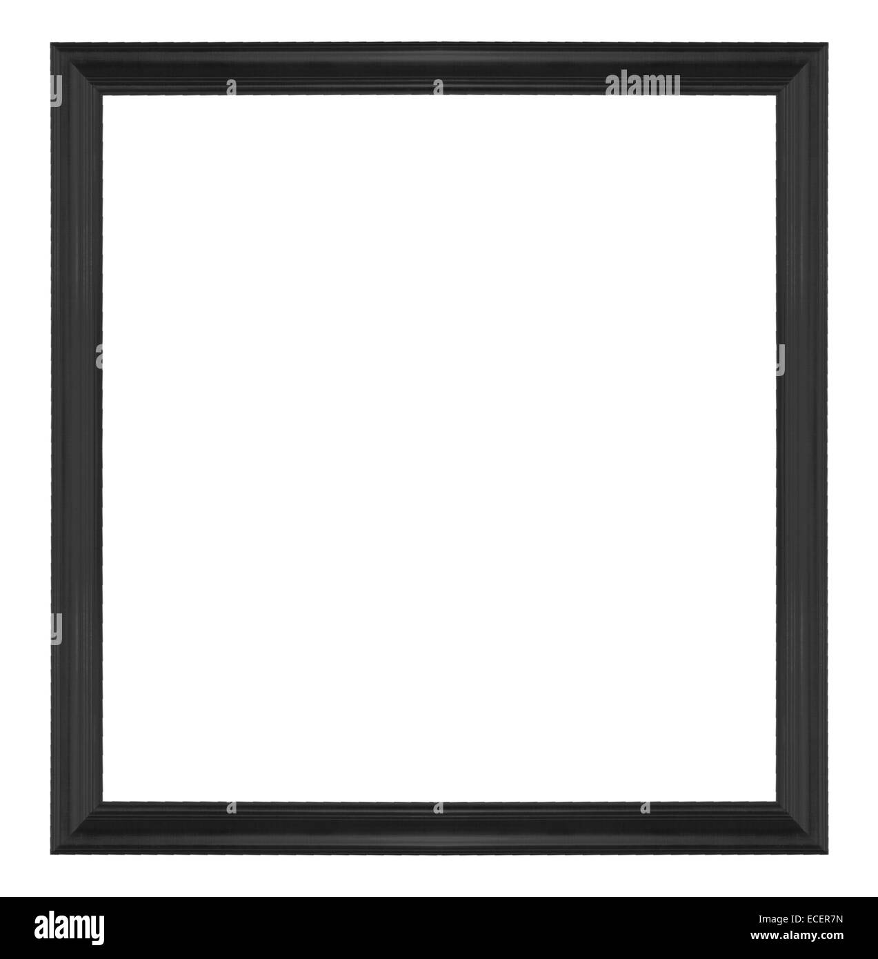 Wooden picture frame isolated on white background Stock Photo - Alamy