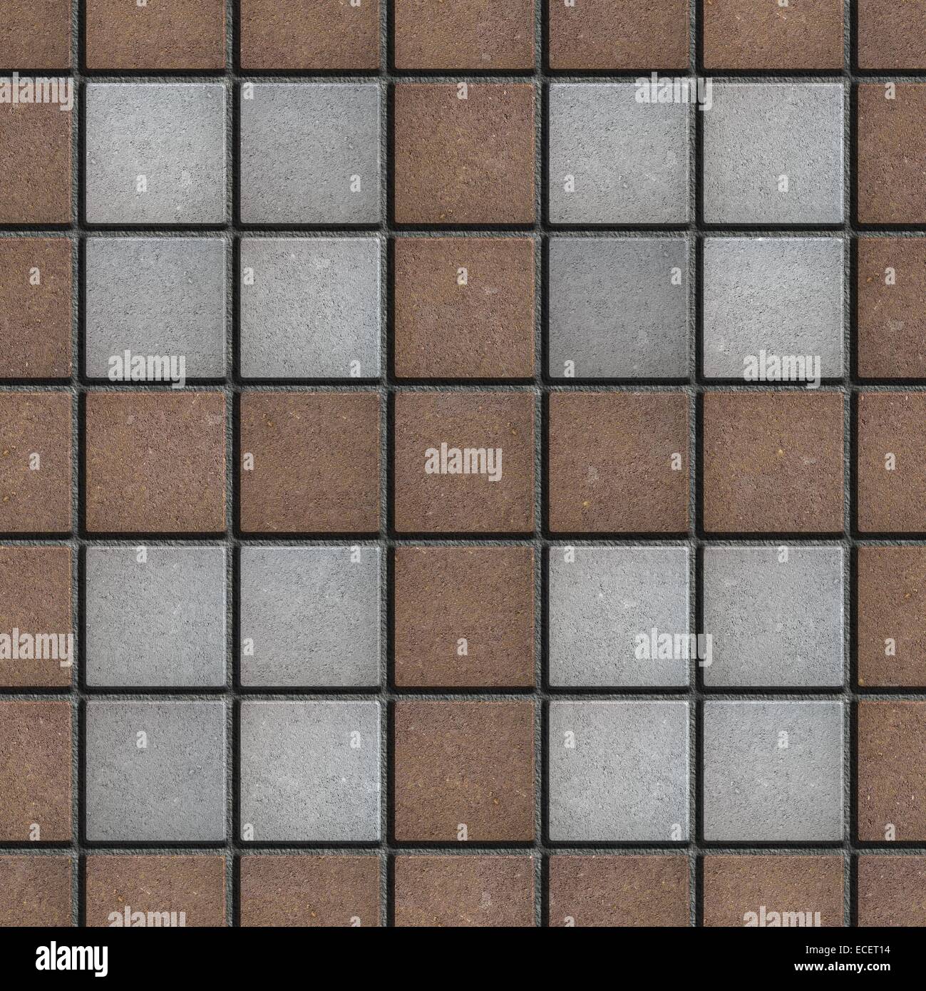 BrownGray Square Brick Pavers. Seamless Texture Stock Photo Alamy