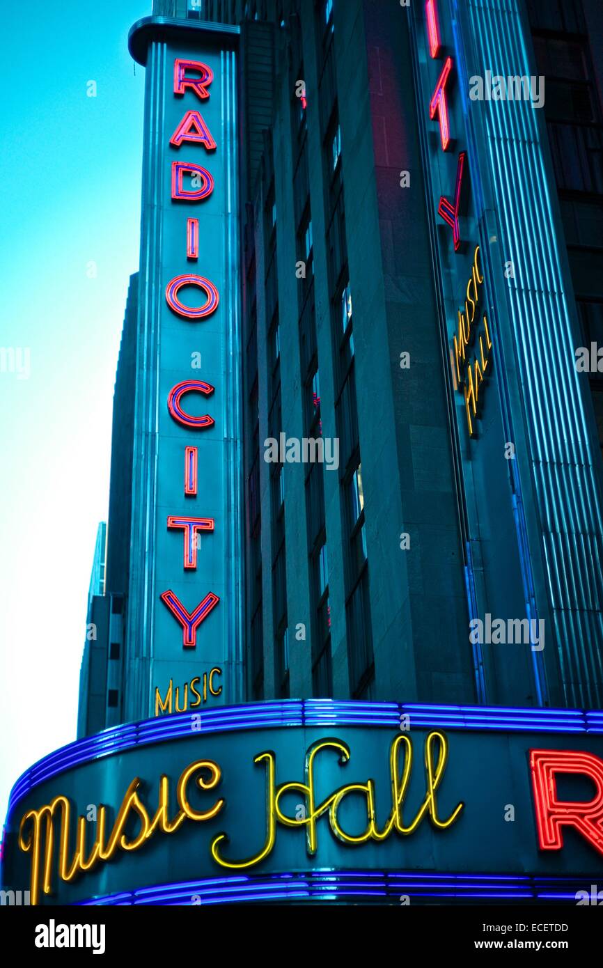 Radio City Music Hall Stock Photo