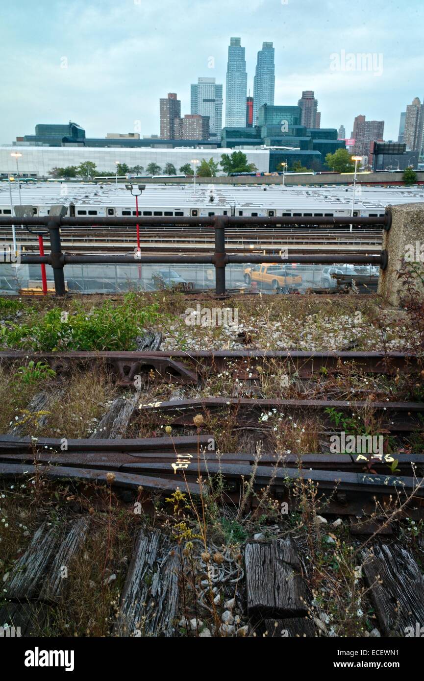 High Line Park Stock Photo Alamy