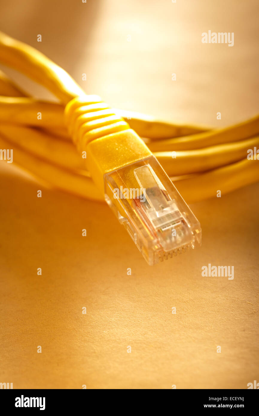 cable for computer on paper Stock Photo Alamy