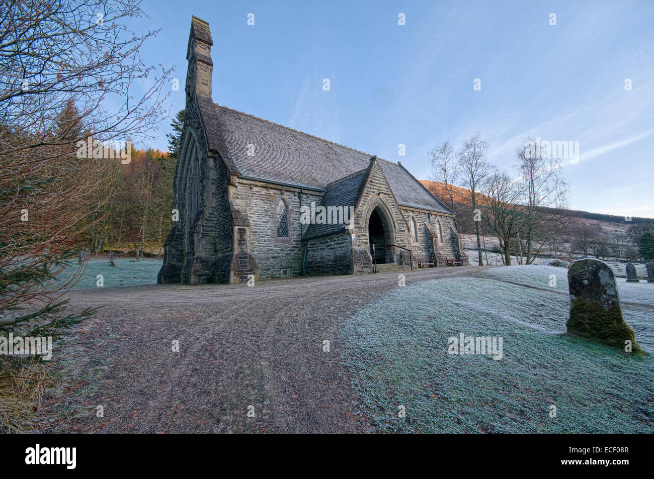 Balquhidder Church in the Loch Lomond and Trossachs National Park, Scotland Stock Photo