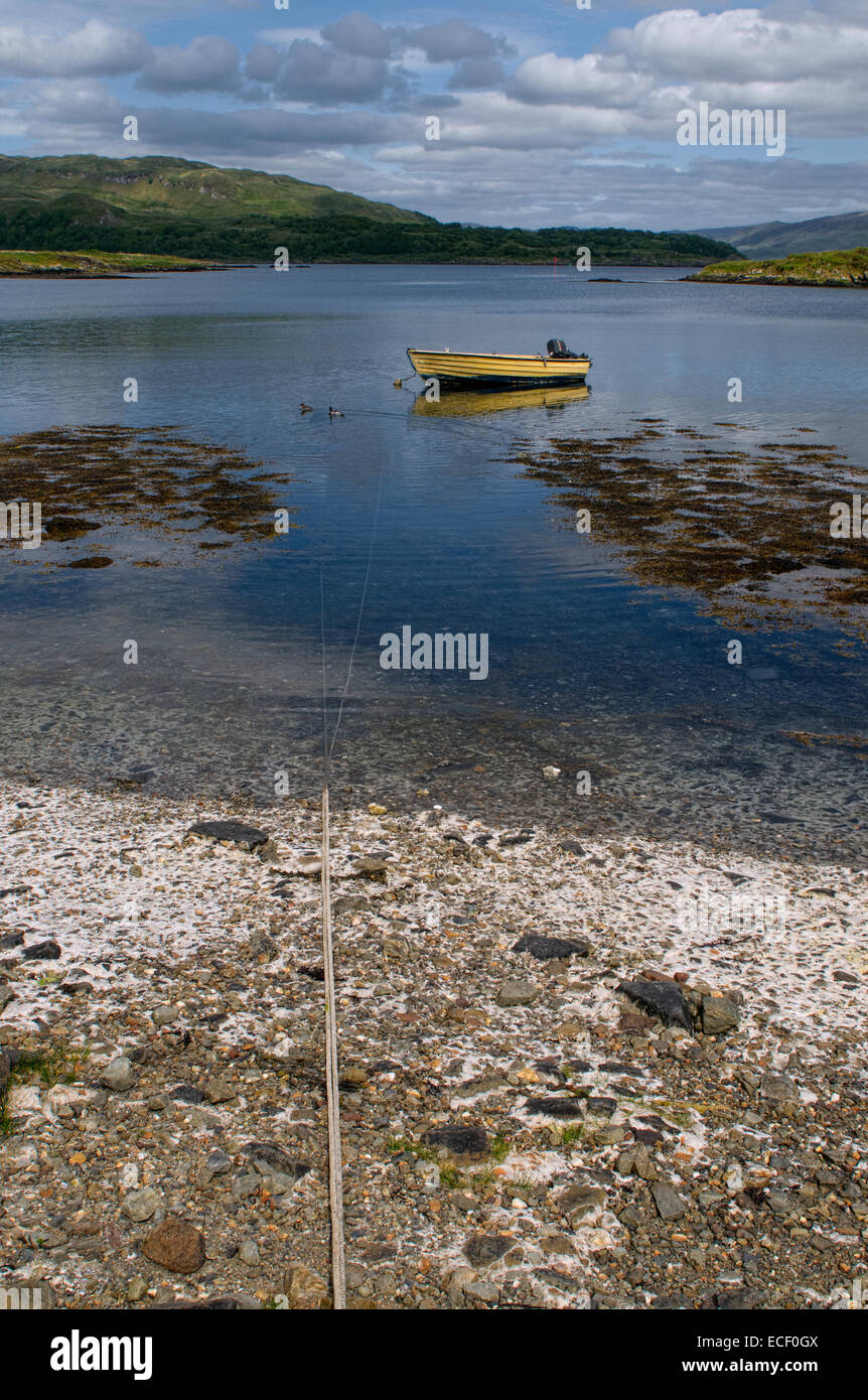 Toberonochy on the Isle of Luing, Scotland Stock Photo