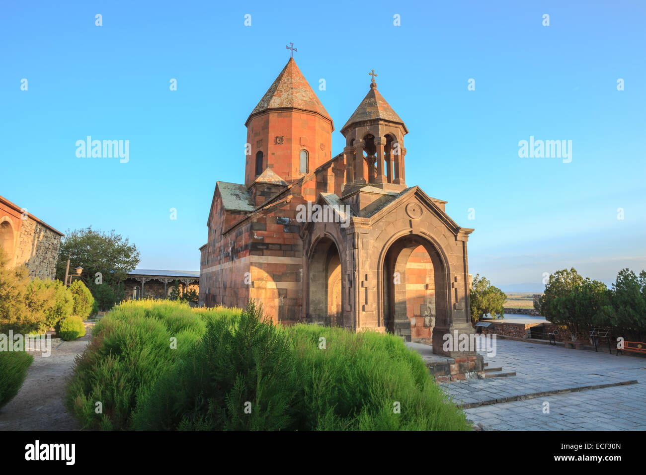 khor virap is ancient monastery located in the ararat valley in armenia Stock Photo