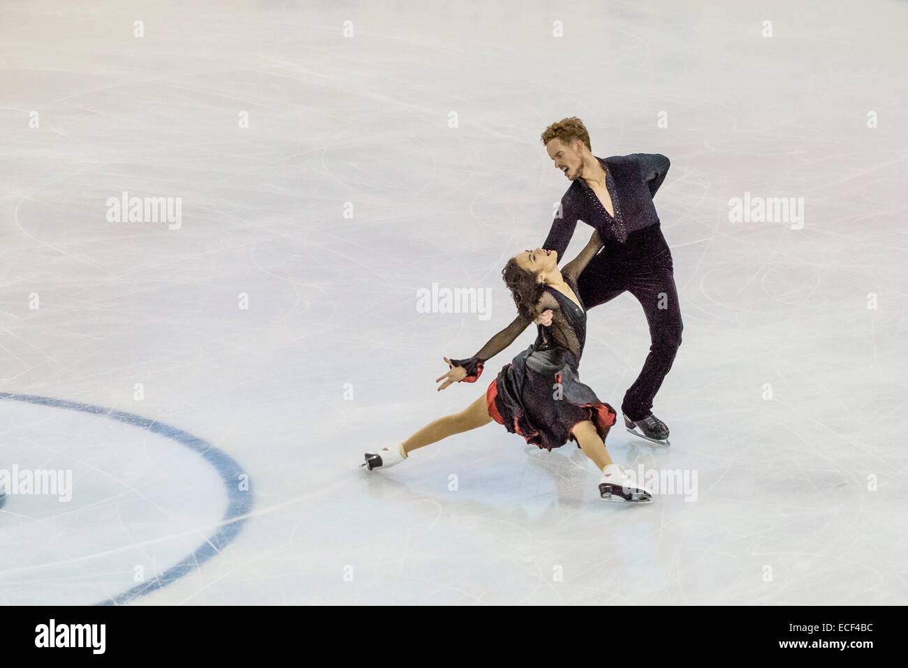 Madison Chock / Evan Bates (USA) perform in the DANCE SENIOR Short