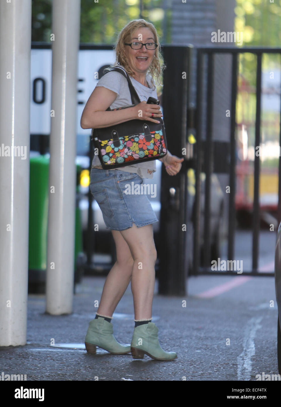 Sophie Thompson outside ITV Studios Featuring Sophie Thompson Where
