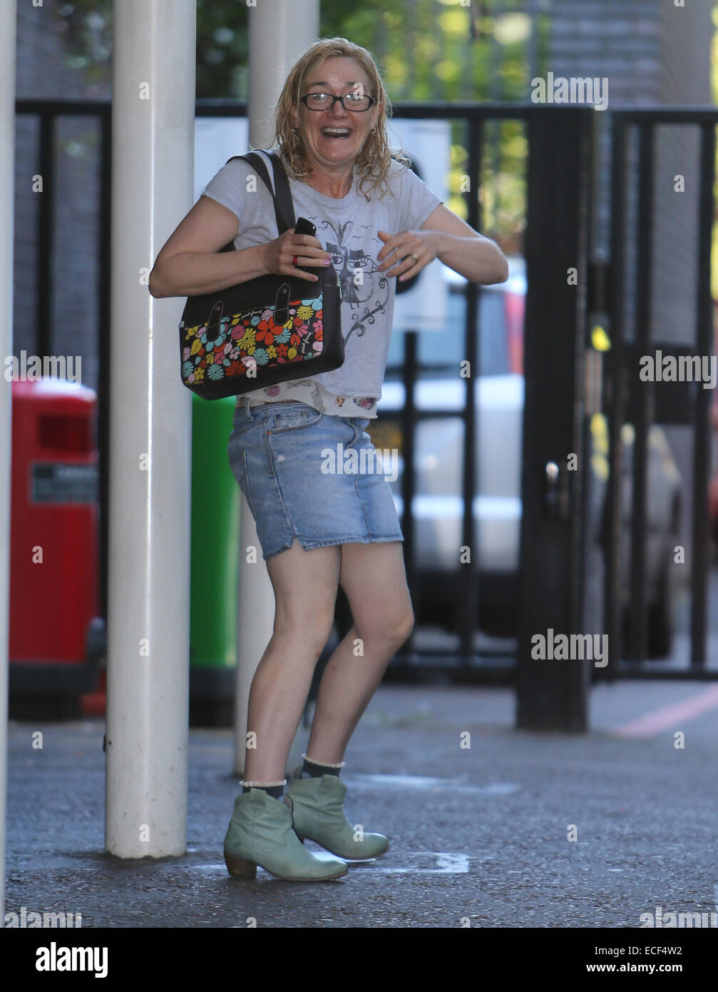 Sophie Thompson outside ITV Studios Featuring Sophie Thompson Where