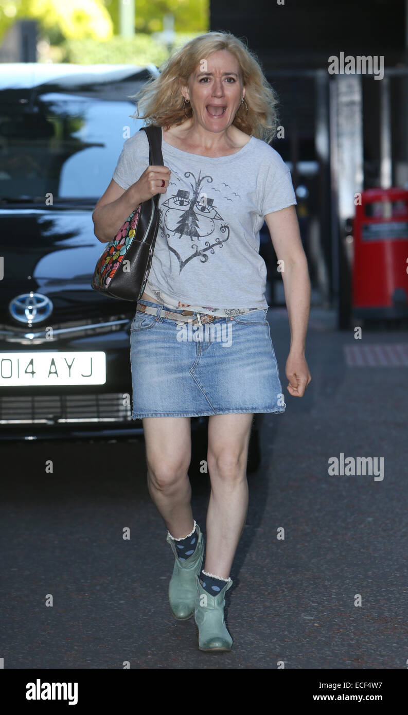 Sophie Thompson outside ITV Studios Featuring Sophie Thompson Where