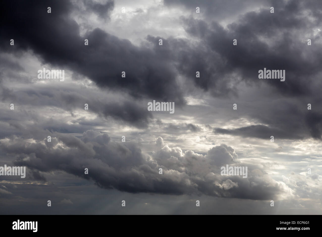 Dark sky with storm clouds Stock Photo - Alamy