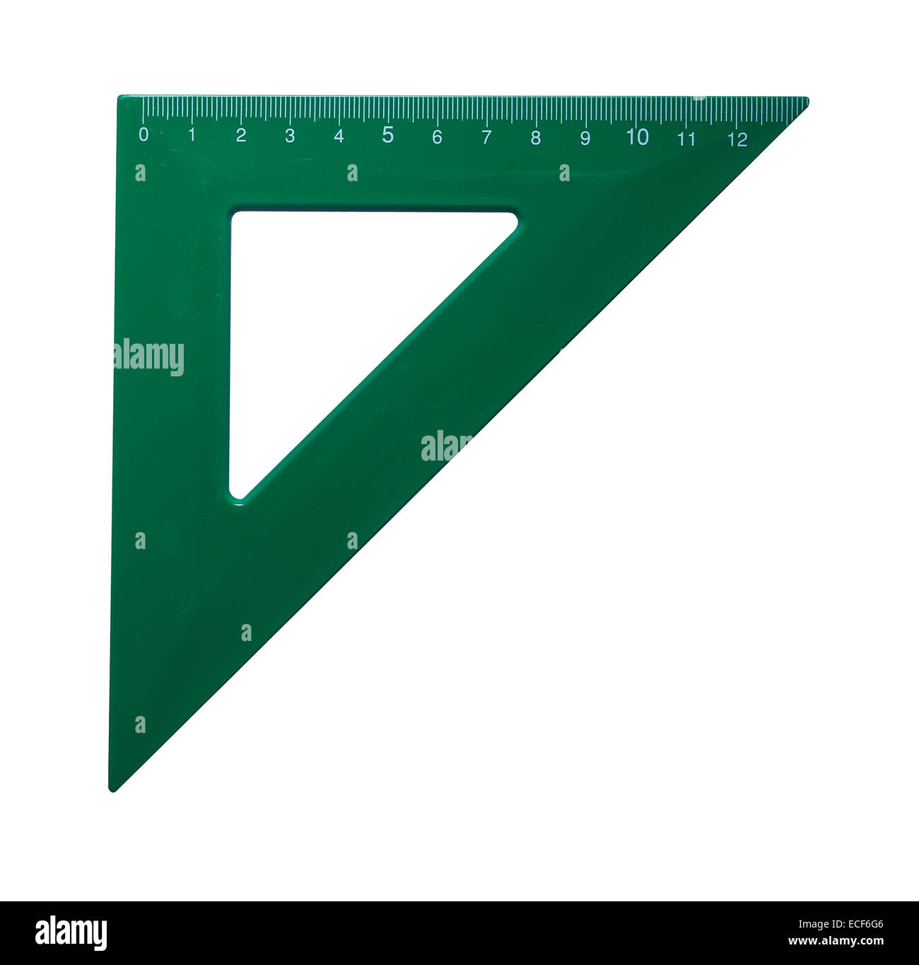 Plastic ruler for mathematics in school and homework Stock Photo - Alamy