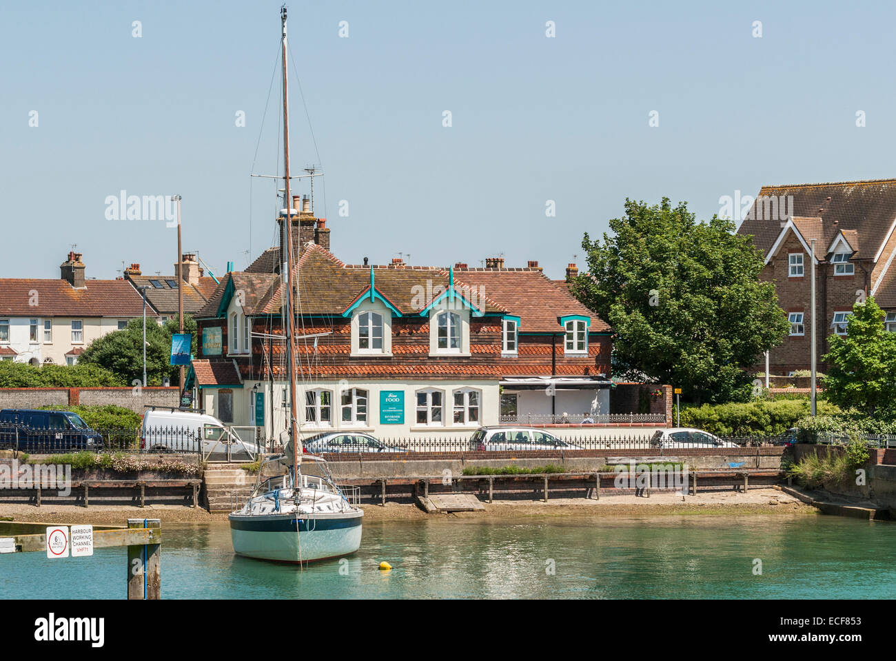 The Steam Packet Public House Restaurant On The River Arun At the-steam-packet-public-house-restaurant-on-the-river-arun-at