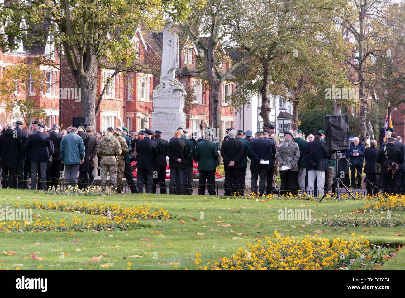 Remembrance Day Parade Bedford England Stock Photo Alamy