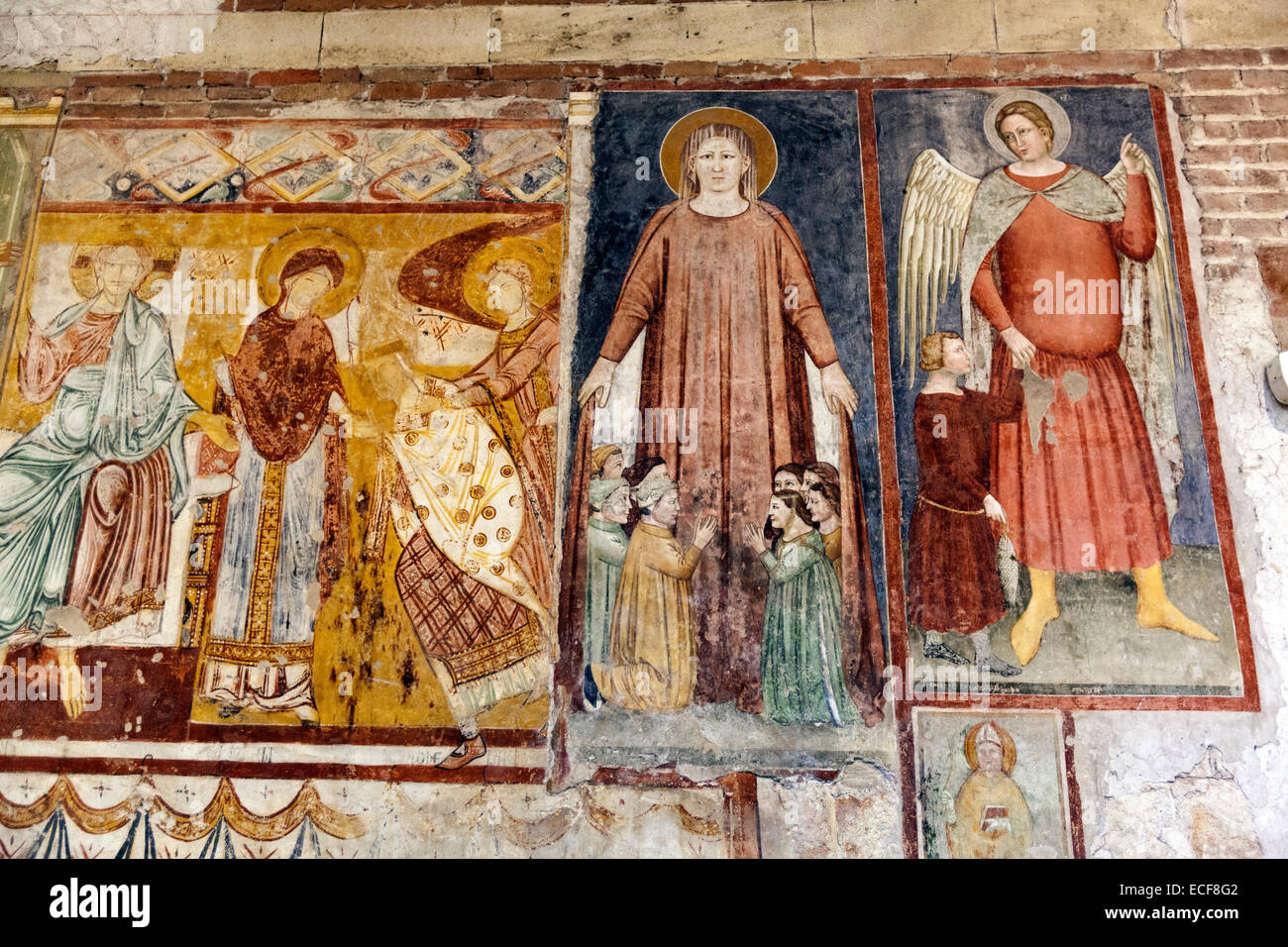 Frescoes in The Basilica di San Zeno (also known as San Zeno Maggiore