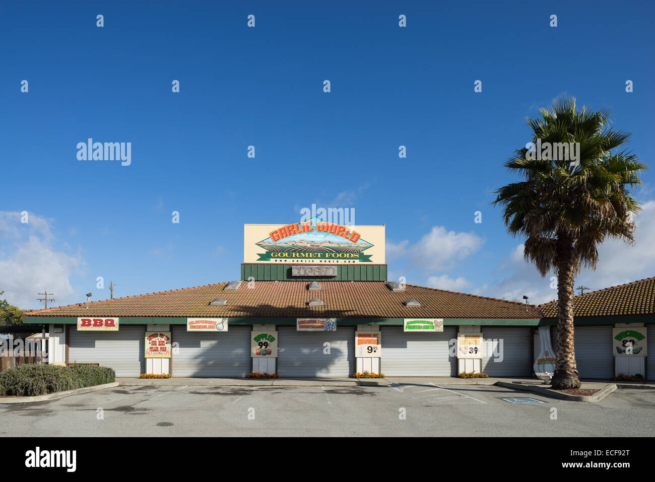 Gilroy California, Garlic Capitol of the world Stock Photo Alamy