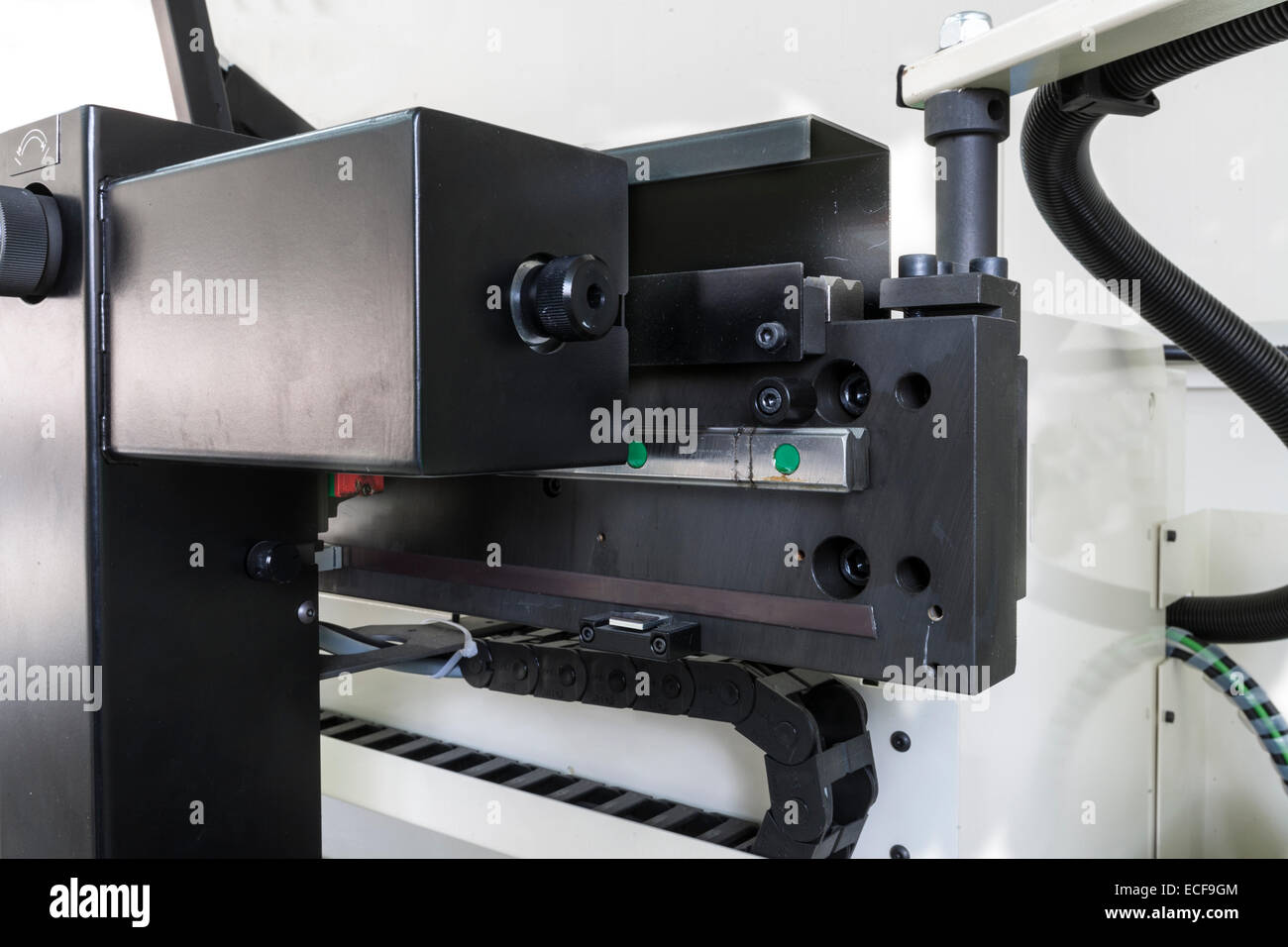 Offset printer for labels and flexible packaging, Stock Photo