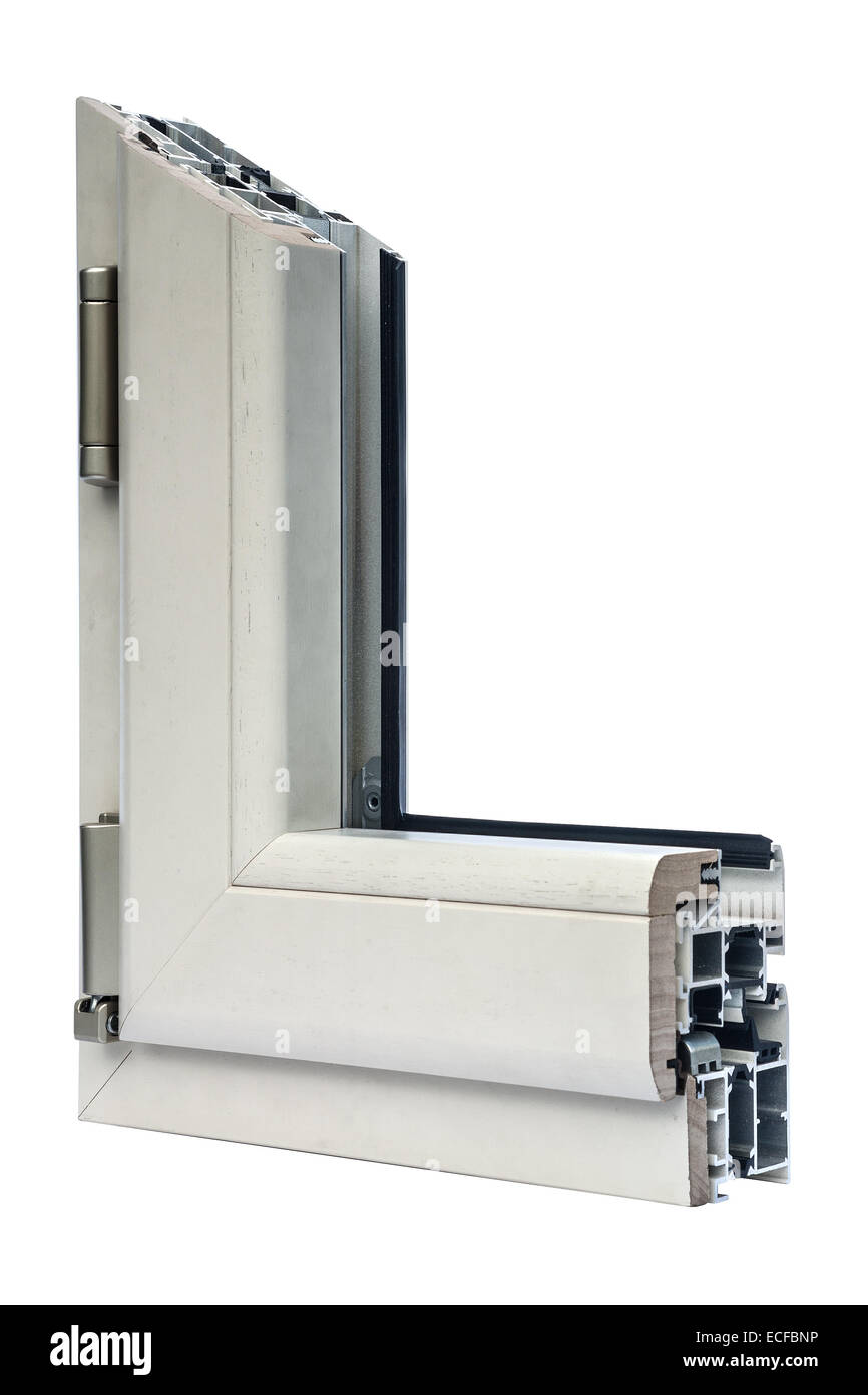 Profile systems for windows and doors manufacturing - Stock Image Stock ...