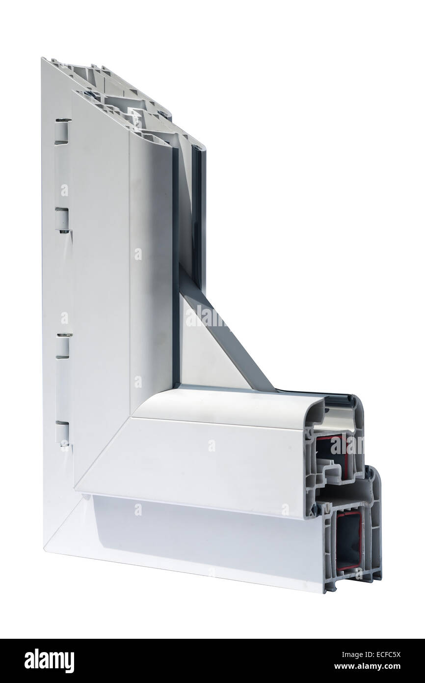 Profile systems for windows and doors manufacturing - Stock Image Stock ...