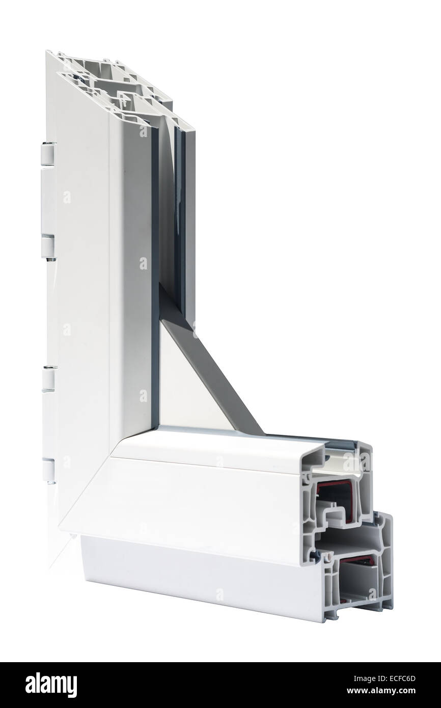 Profile systems for windows and doors manufacturing - Stock Image Stock ...