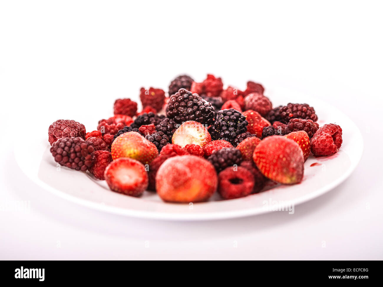 Fresh Ripe Perfect Strawberries, Raspberry, Full Frame Stock Photo - Alamy