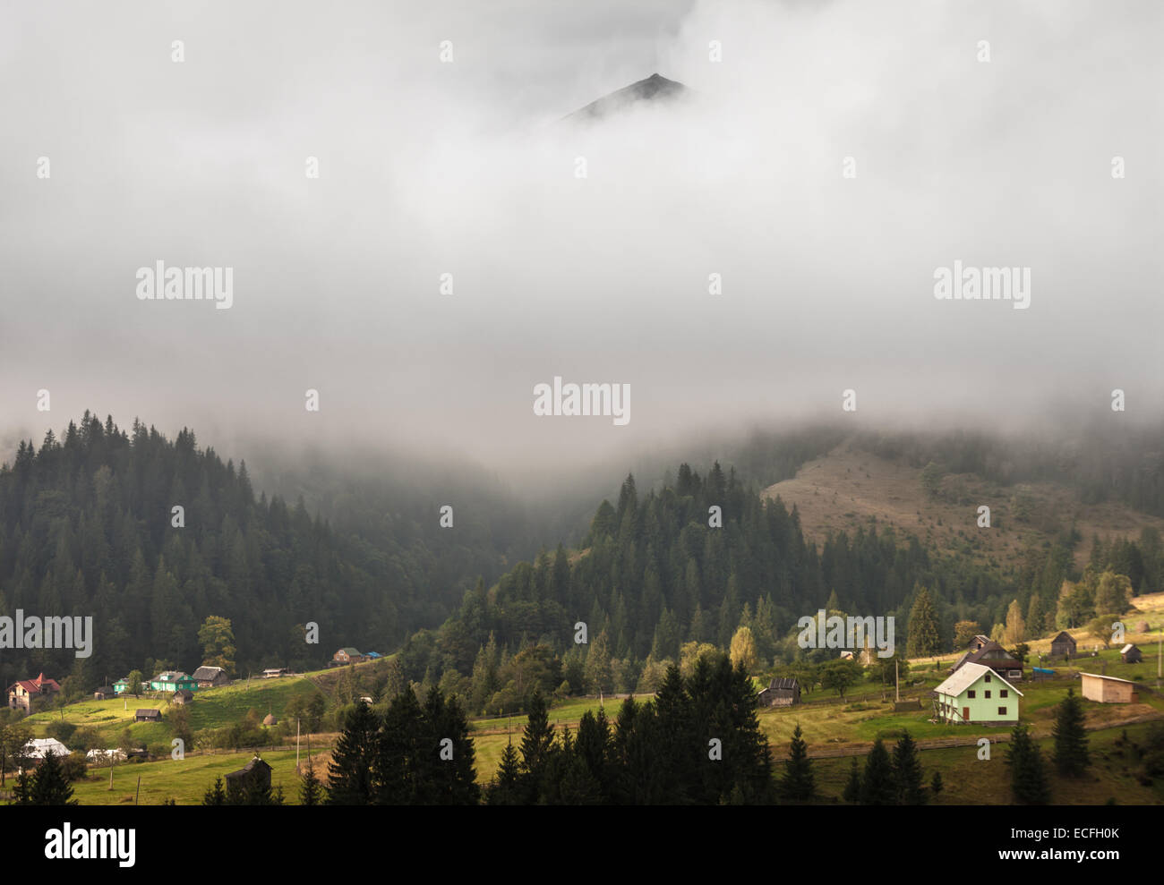 the mountain autumn landscape with colorful forest Stock Photo - Alamy