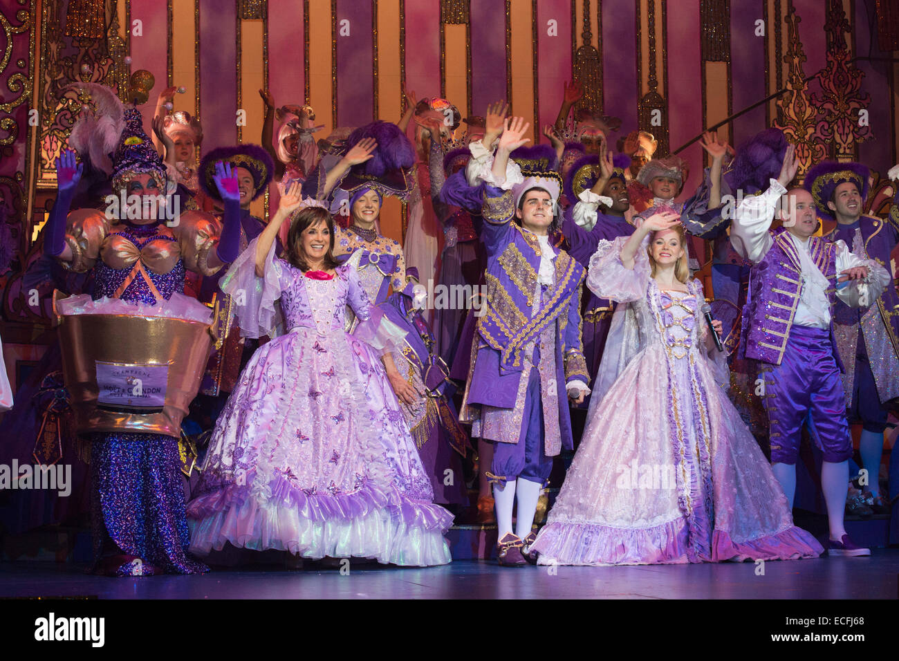 Dress rehearsal of the pantomime Cinderella starring Dallas actress