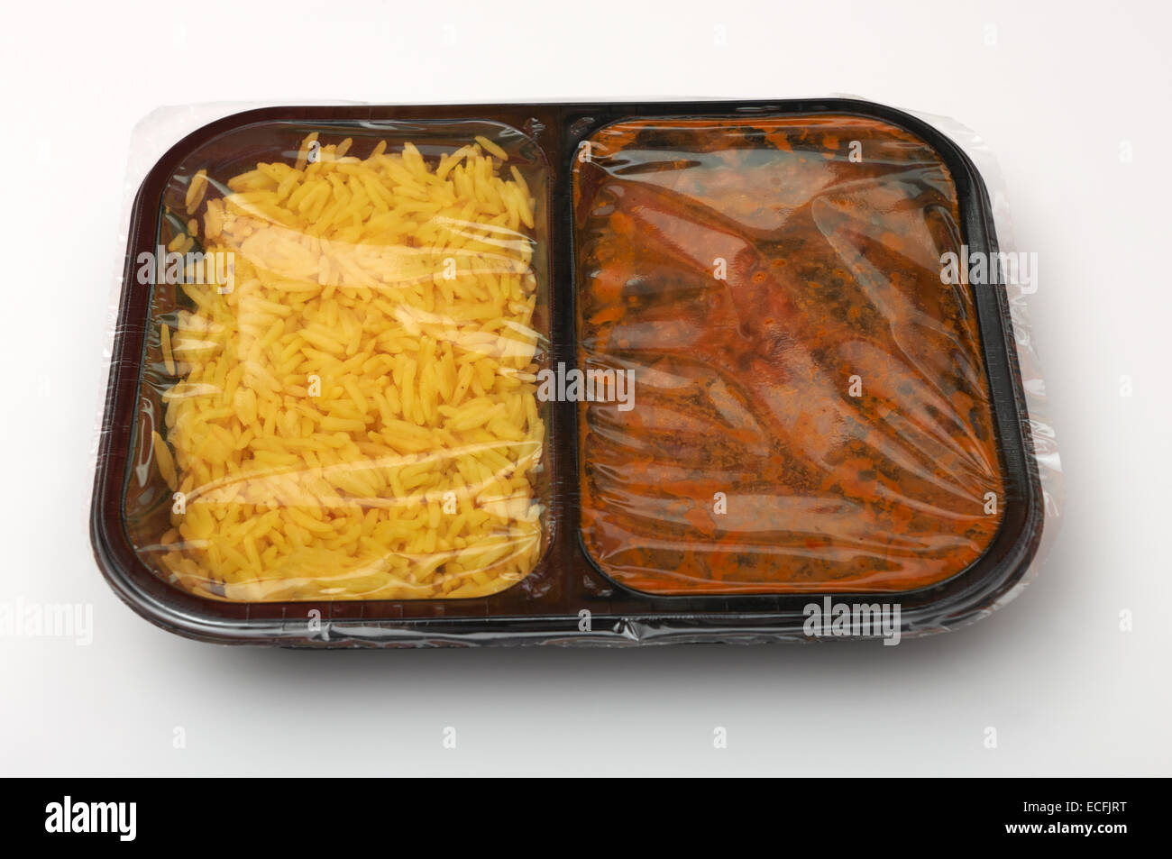 Waitrose Love Life chicken Saag & Pilau rice Stock Photo Alamy