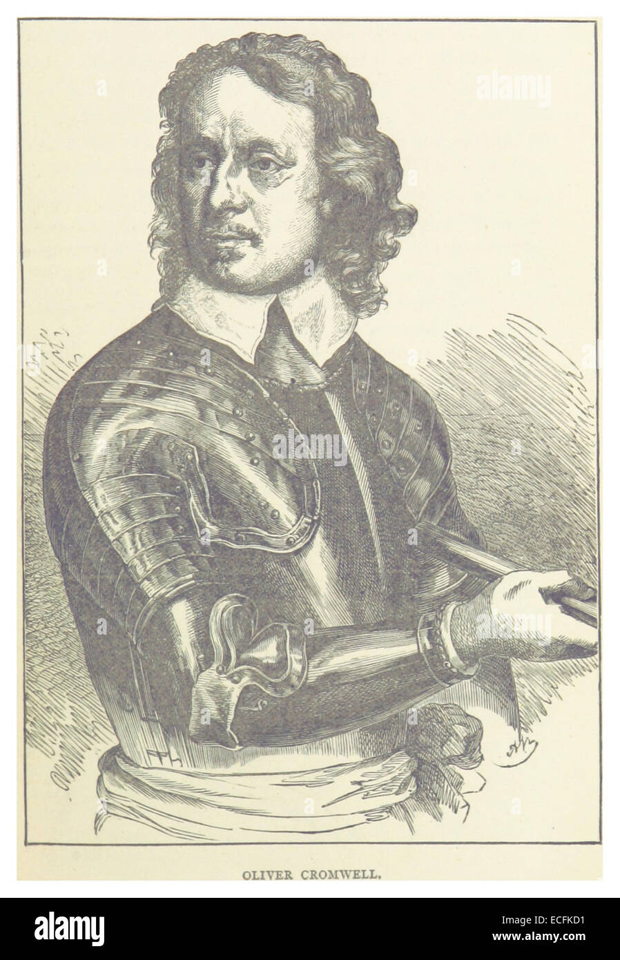 MURPHY(1883) p083 Oliver Cromwell Stock Photo