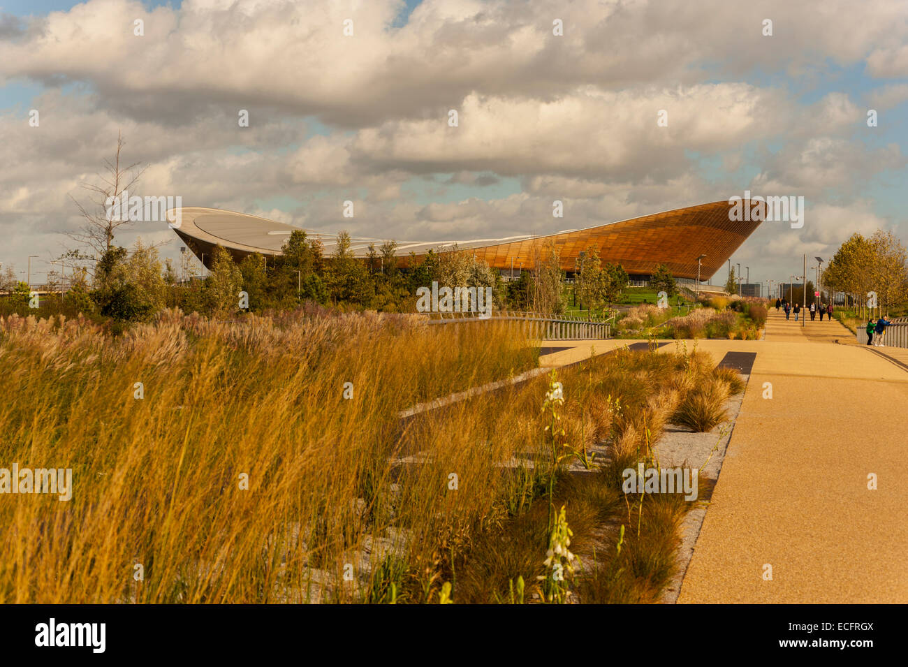 The London Velo Park at The Queen Elizabeth Olympic Park. Stock Photo