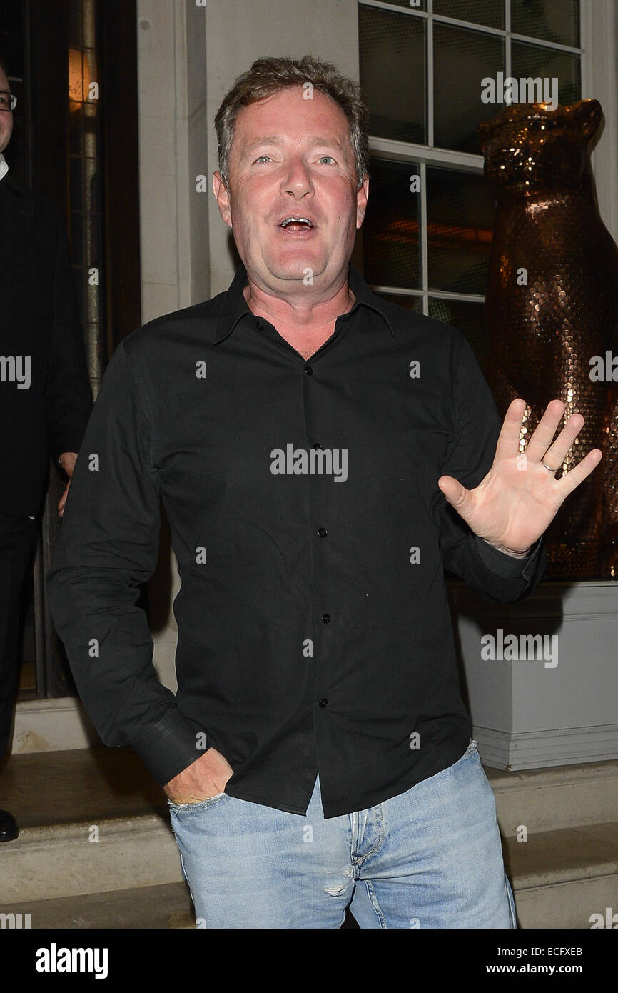 Celebrities at 34 restaurant  Featuring: Piers Morgan Where: London, United Kingdom When: 10 Jun 2014 Stock Photo