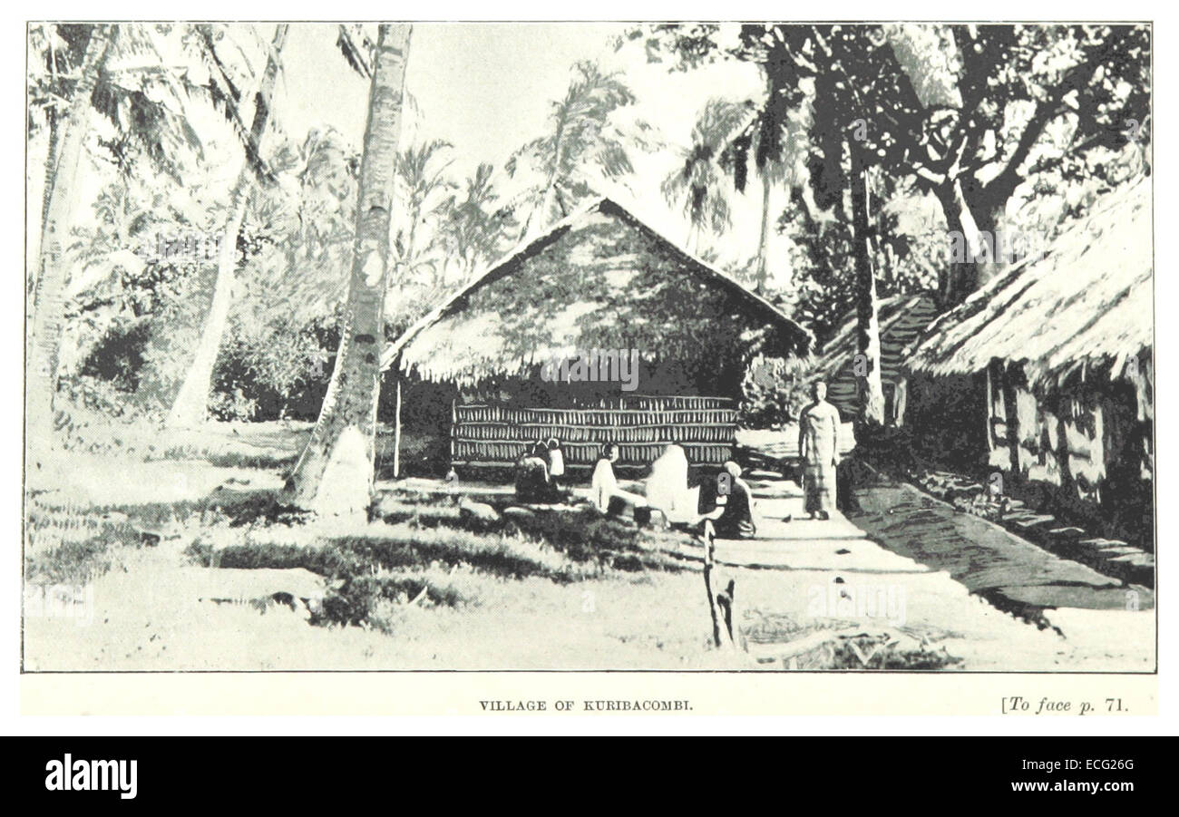 WORSFOLD(1899) p092 VILLAGE OF KURIABUCOMBI Stock Photo