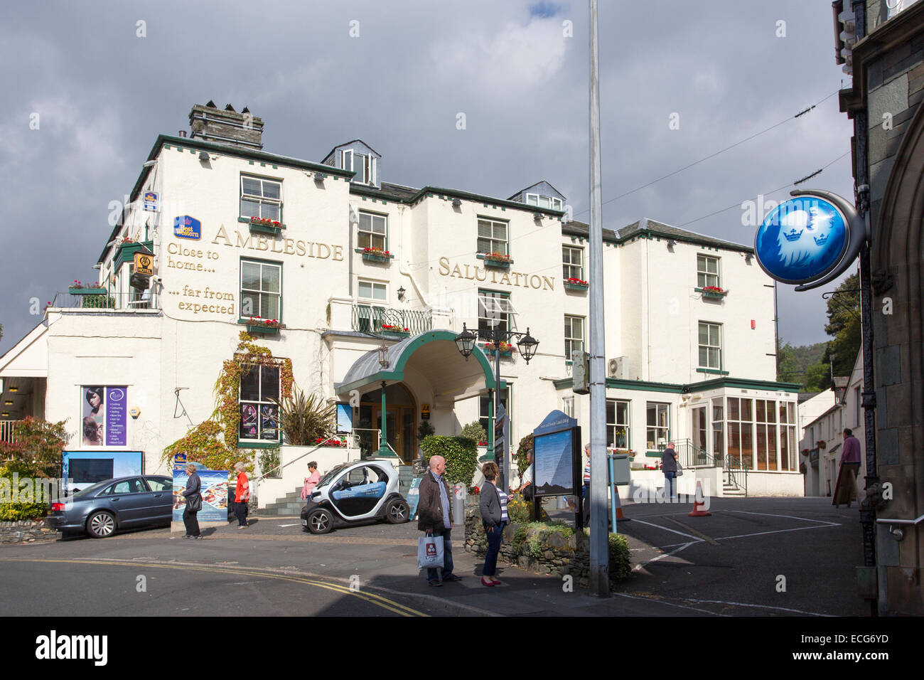 The Salutation Hotel, Ambleside The Twizy two seater electric car hire