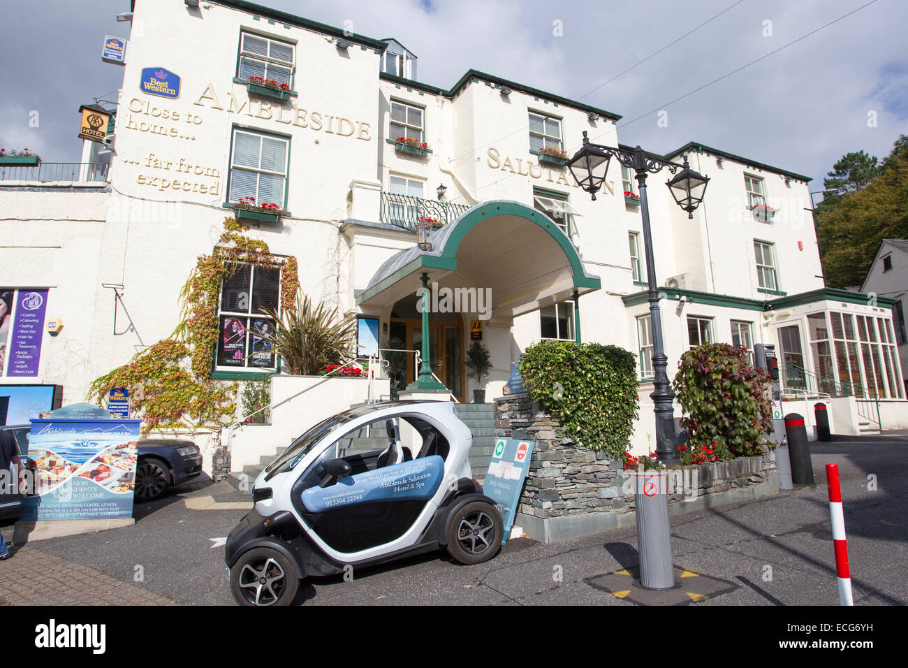 The Salutation Hotel, Ambleside The Twizy two seater electric car hire