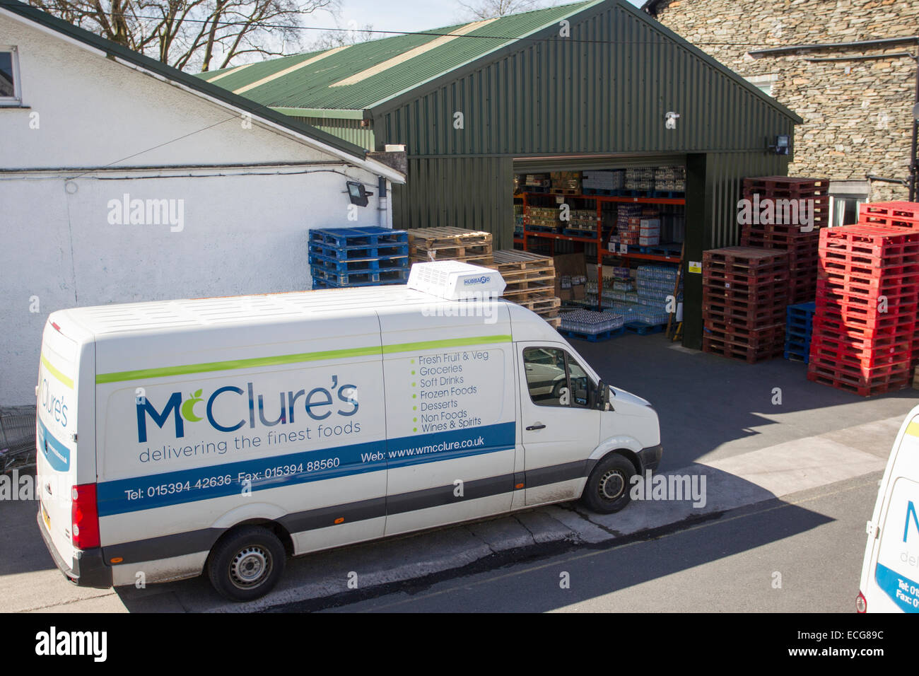 McClure's groceries Windermere depot Windermere Stock Photo Alamy