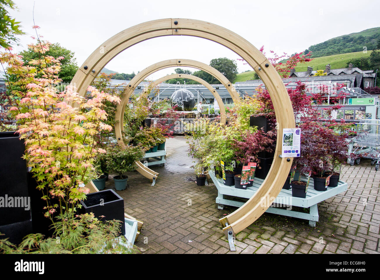 Hayes Garden World garden centre Ambleside Stock Photo Alamy