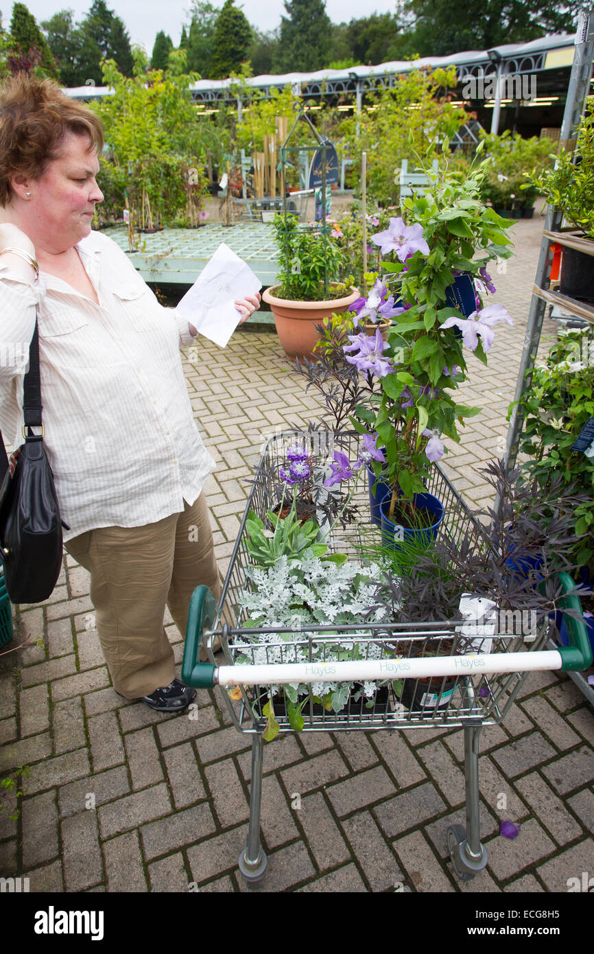 Garden centre trolley hi-res stock photography and images - Alamy