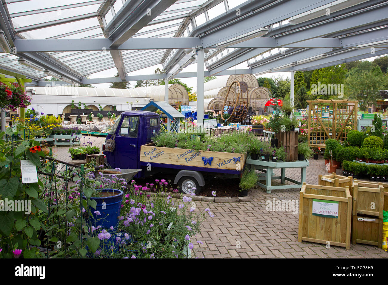 Hayes Garden World garden centre Ambleside Stock Photo Alamy