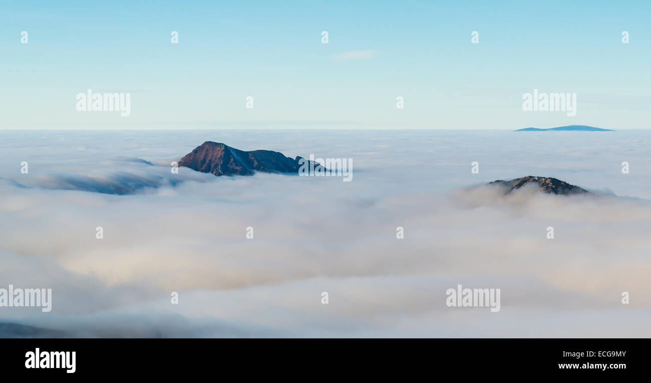 Mountains above Clouds - Tatra Mountains - Poland Stock Photo - Alamy