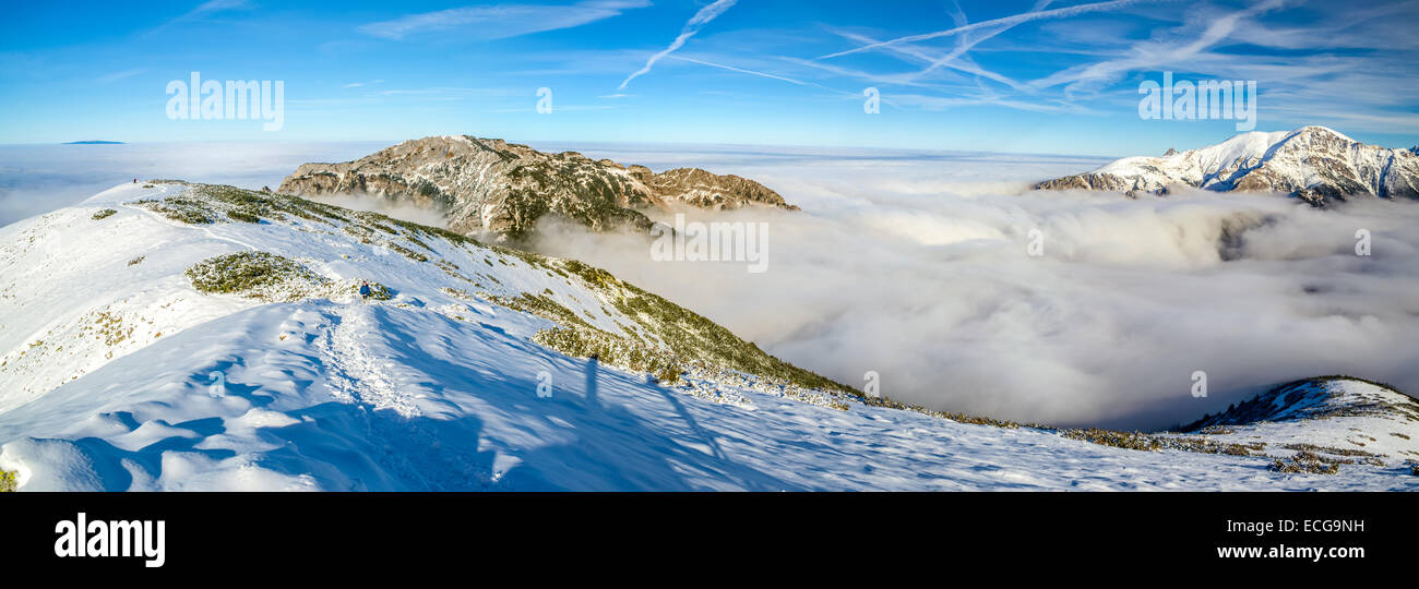 Mountains above Clouds - Tatra Mountains - Poland Stock Photo - Alamy