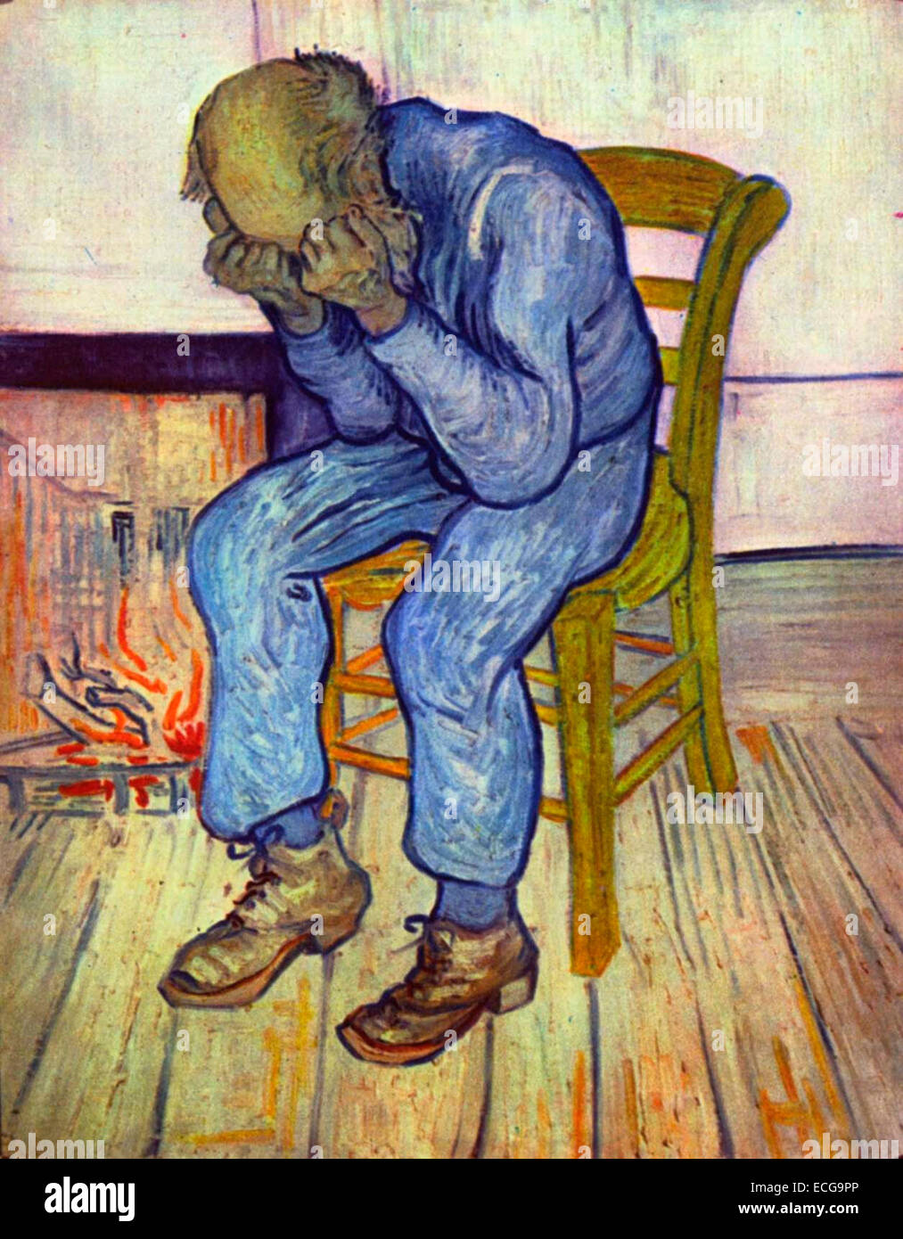 Sorrowing Old Man ('At Eternity's Gate') 1890 Vincent Van Gogh Stock Photo