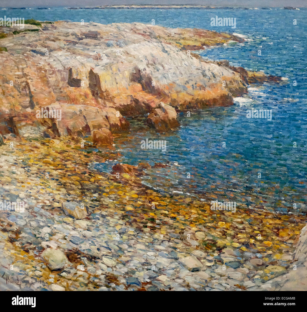 Isles of Shoals, Broad Cove 1911 Childe Hassam Stock Photo - Alamy