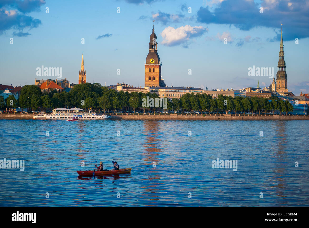 Sunset dome square riga hi-res stock photography and images - Alamy