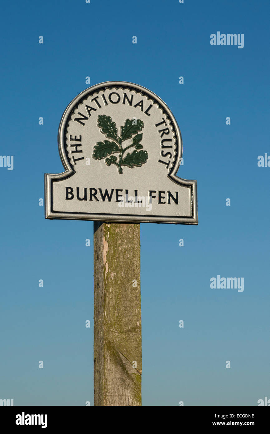 National trust sign on burwell hires stock photography and images Alamy