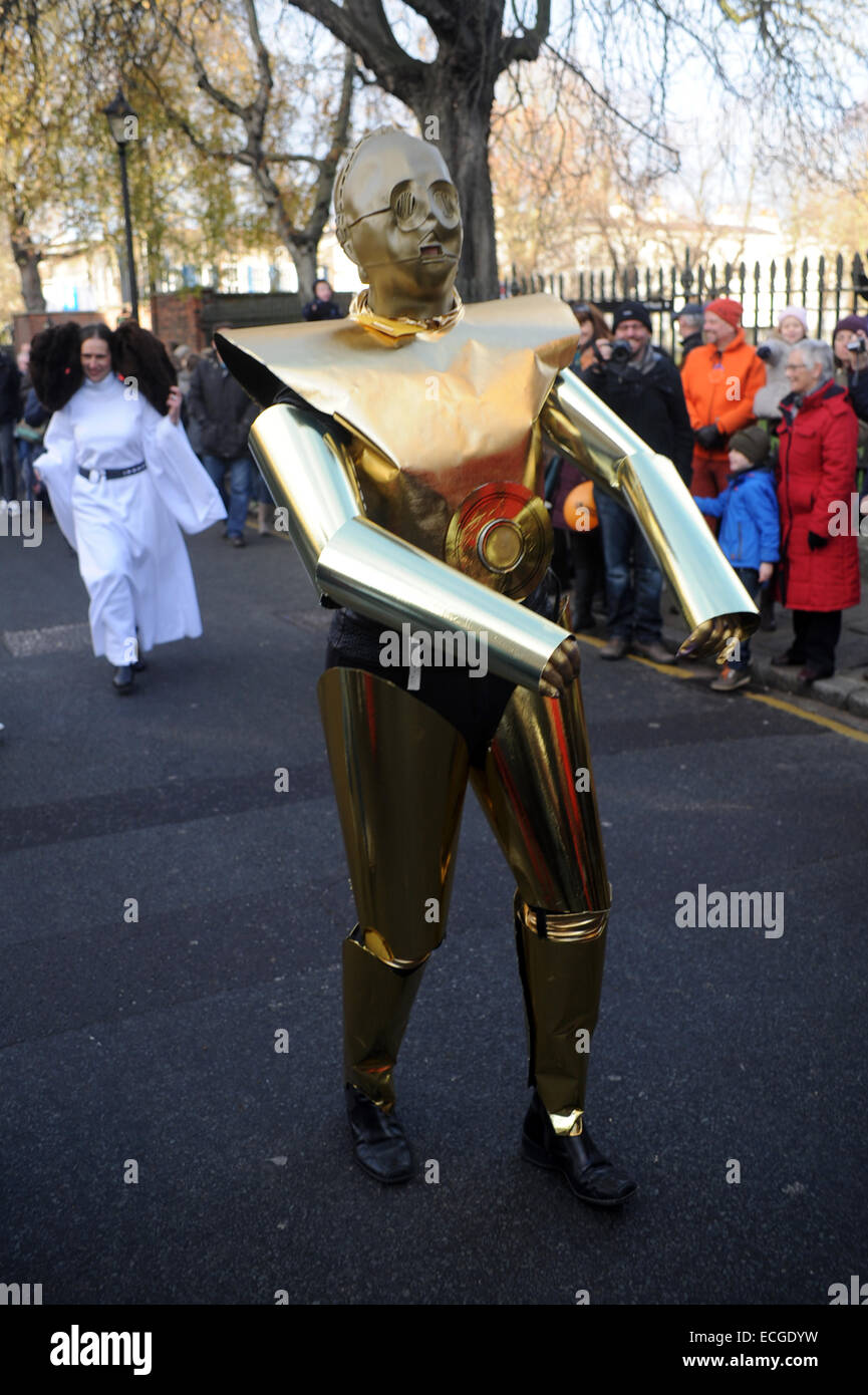 London, UK. 14th December, 2014. Greenwich Village annual sci-fi parade ...